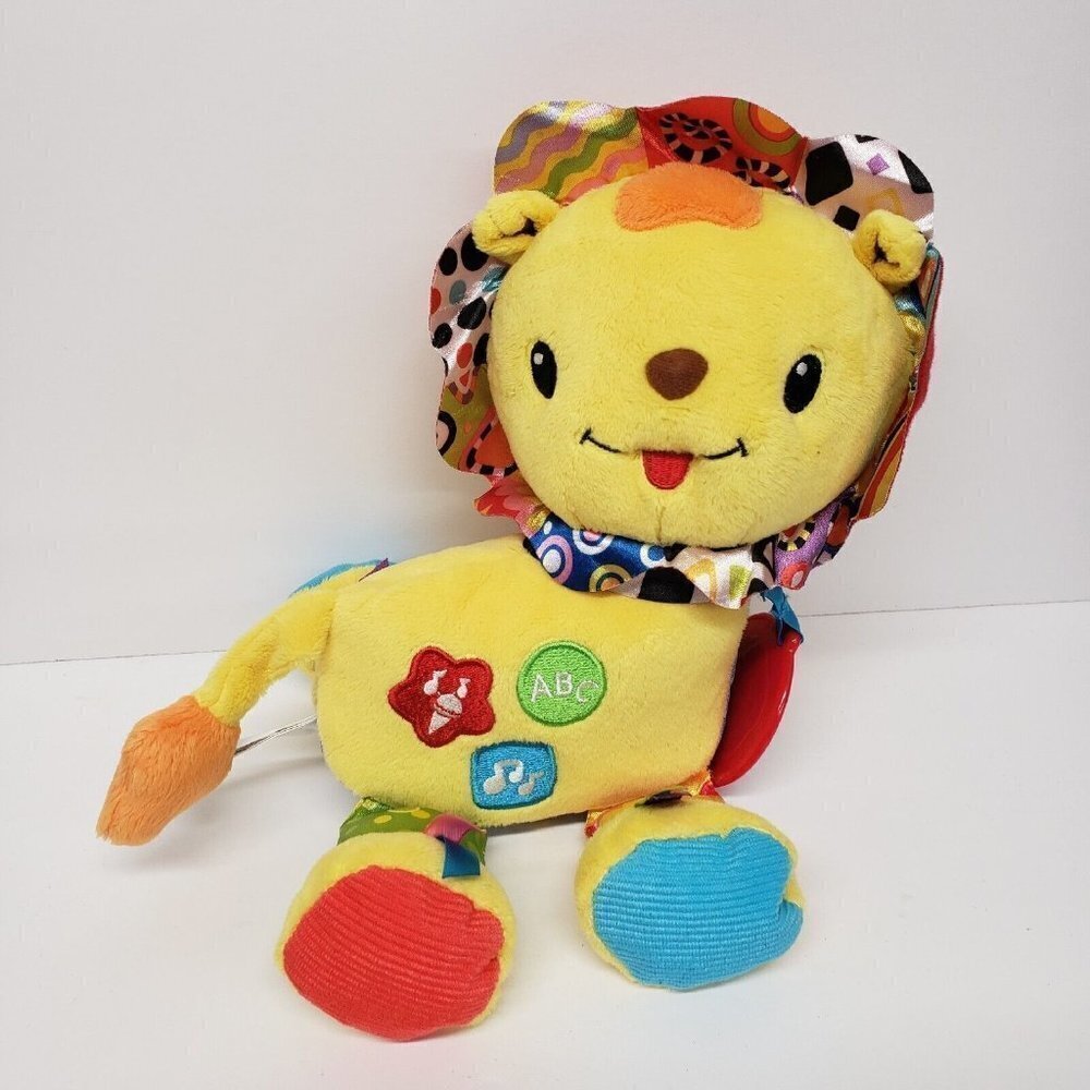 Vtech 10" Crinkle Roar Lion Interactive Baby Toy Plush